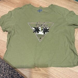 Hurley Olive Palm Graphic Tee
